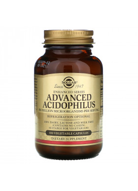Solgar, Advanced Acidophilus, 100 Vegetable Capsules