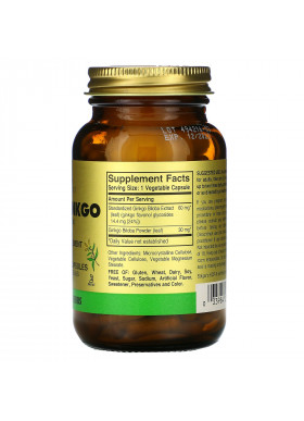 Solgar, Super Ginkgo, 120 Vegetable Capsules