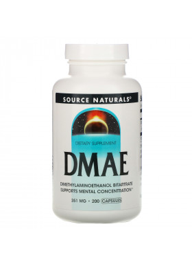 Source Naturals, DMAE, 351 mg, 200 Capsules