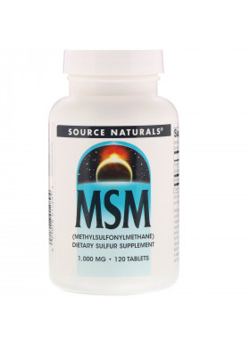 Source Naturals, MSM (Methylsulfonylmethane), 1,000 mg, 120 Tablets