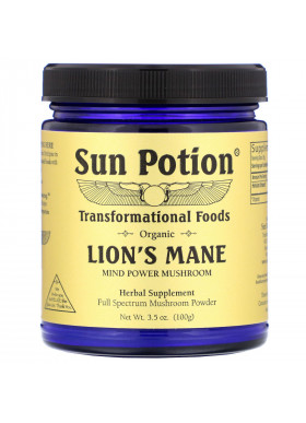 Sun Potion, Organic Lion's Mane, 3.5 oz (100 g)