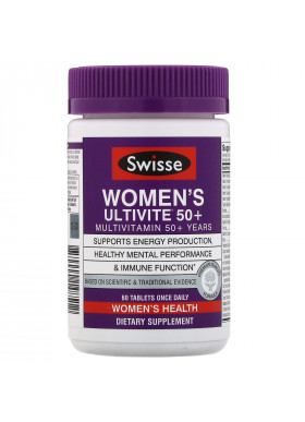 Swisse, Women's Ultivite 50+ Multivitamin, 60 Tablets