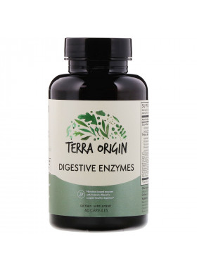 Terra Origin, Digestive Enzymes, 60 Capsules