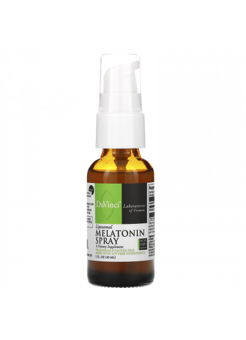 DaVinci Laboratories of Vermont, Liposomal Melatonin Spray, 1 fl oz (30 ml)