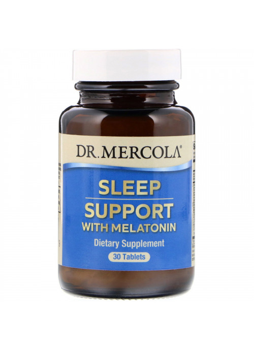 Dr. Mercola, Sleep Support with Melatonin, 30 Tablets