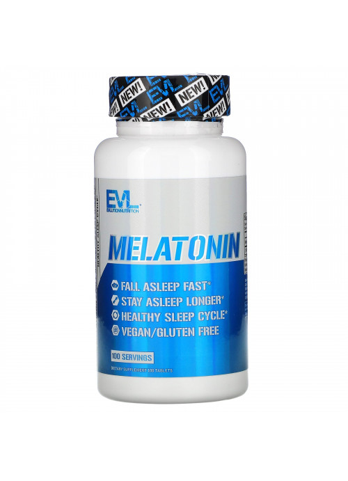 EVLution Nutrition, Melatonin, 5 mg, 100 Tablets