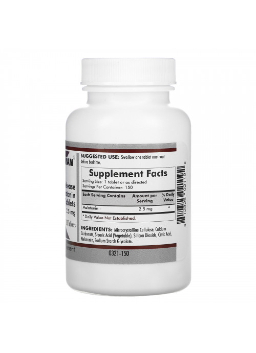 Kirkman Labs, Slo-Release Melatonin, 150 Tablets