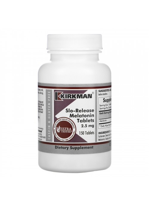 Kirkman Labs, Slo-Release Melatonin, 150 Tablets