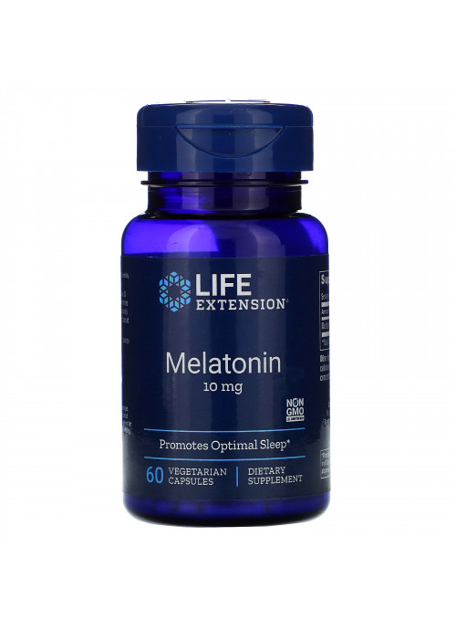 Life Extension, Melatonin, 10 mg, 60 Vegetarian Capsules