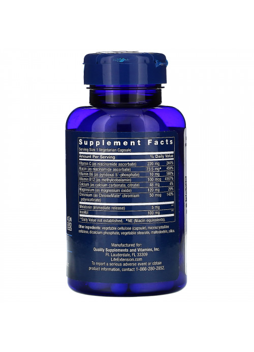 Life Extension, Quiet Sleep, Melatonin, 5 mg, 60 Vegetarian Capsules