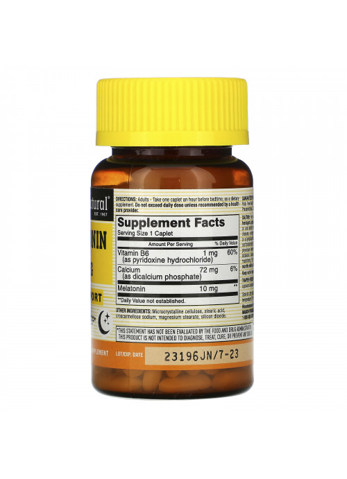 Mason Natural, Melatonin, 10 mg, 60 Caplets