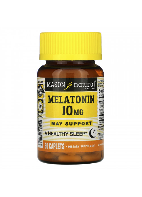 Mason Natural, Melatonin, 10 mg, 60 Caplets