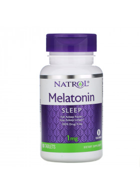 Natrol, Melatonin, 1 mg, 90 Tablets