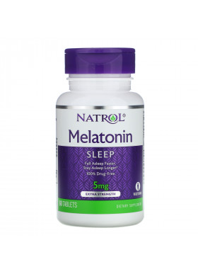 Natrol, Melatonin, Extra Strength, 5 mg, 60 Tablets
