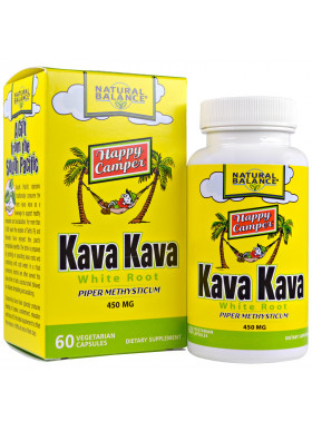 Natural Balance, Kava Kava White Root, 450 mg, 60 Vegetarian Capsules