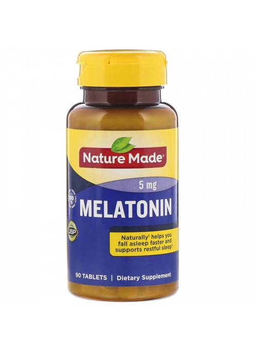 Nature Made, Melatonin, 5 mg, 90 Tablets