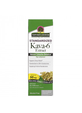 Nature's Answer, Kava-6, Alcohol-Free Extract, 1 fl oz (30 ml)