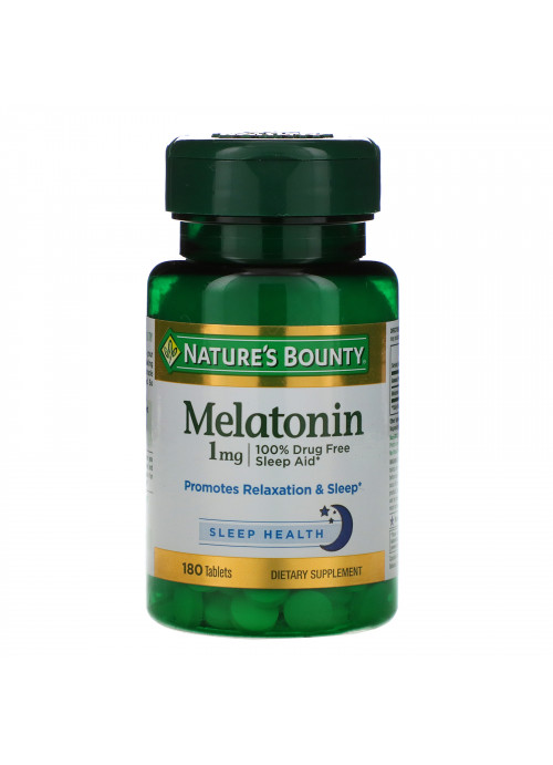 Nature's Bounty, Melatonin, 1 mg, 180 Tablets