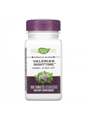 Nature's Way, Valerian Nighttime, 100 Tablets