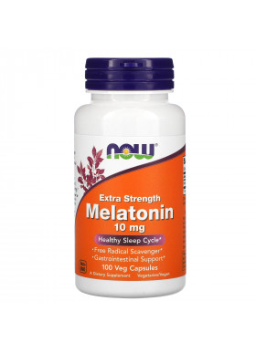 Now Foods, Extra Strength Melatonin, 10 mg, 100 Veg Capsules