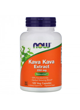 Now Foods, Kava Kava Extract, 250 mg, 120 Veg Capsules