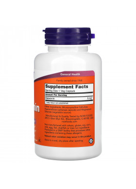 Now Foods, Melatonin, 5 mg, 180 Veg Capsules