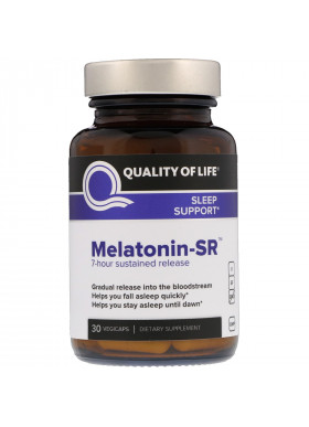 Quality of Life Labs, Melatonin-SR, 30 Vegicaps