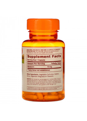 Sundown Naturals, Melatonin, 10 mg, 90 Capsules