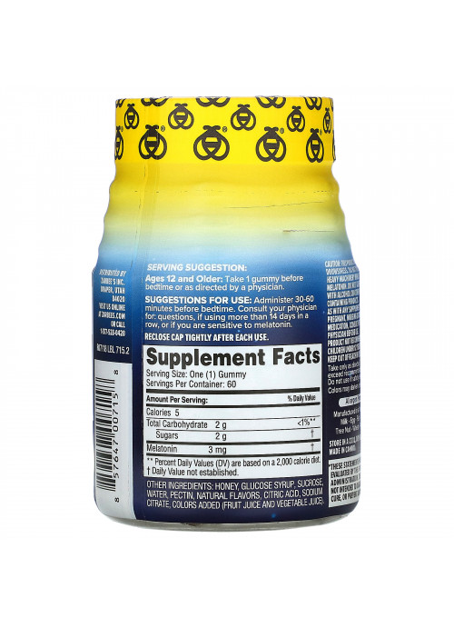 Zarbee's, Sleep with Melatonin, Natural Mixed Fruit, 60 Gummies