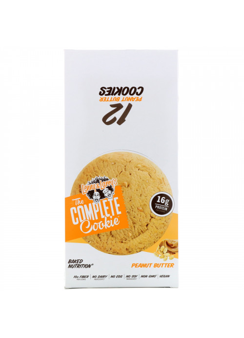 Lenny & Larry's, The COMPLETE Cookie, Peanut Butter, 12 Cookies, 4 oz (113 g) Each
