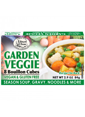 Edward & Sons, Garden Veggie, Bouillon Cubes, 8 Cubes