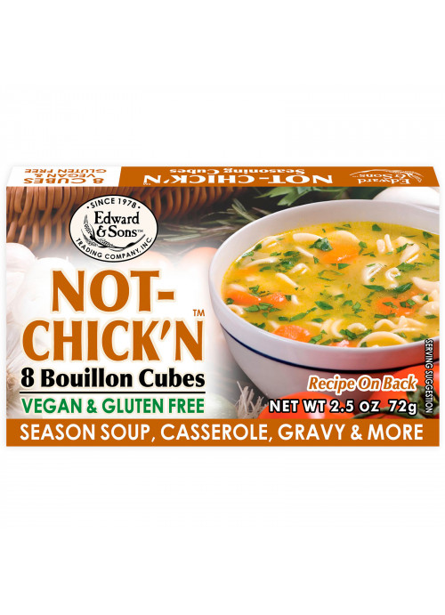 Edward & Sons, Not-Chick'n, Bouillon Cubes, 8 Cubes