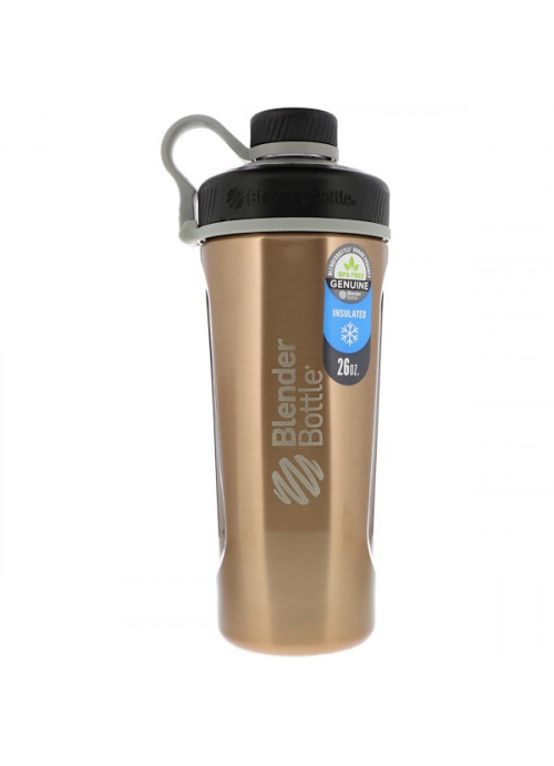 Blender Bottle, Blender Bottle Radian, Insulated Stainless Steel, Copper, 26 oz