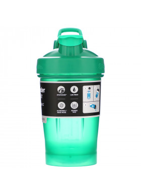 Blender Bottle, Classic With Loop, Emerald Green, 20 oz