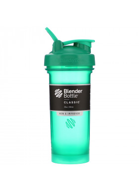 Blender Bottle, Classic With Loop, Emerald Green, 28 oz (828 ml)