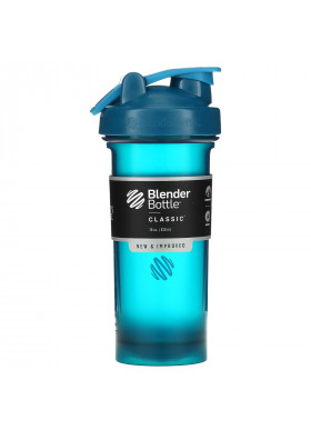 Blender Bottle, Classic With Loop, Ocean Blue, 28 oz (828 ml)