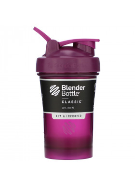 Blender Bottle, Classic With Loop, Plum, 20 oz