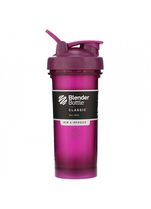 Blender Bottle, Classic With Loop, Plum, 28 oz (828 ml)