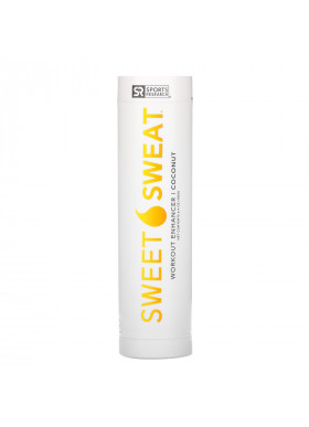 Sports Research, Sweet Sweat Workout Enchancer, Coconut, 6.4 oz (182 g)