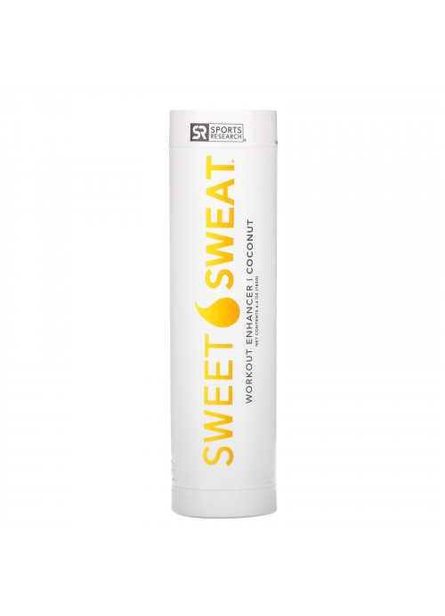 Sports Research, Sweet Sweat Workout Enchancer, Coconut, 6.4 oz (182 g)