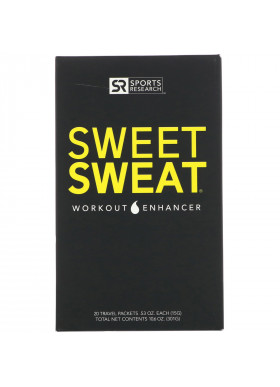 Sports Research, Sweet Sweat Workout Enhancer, 20 Travel Packets, 0.53 oz (15 g) Each