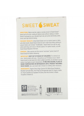 Sports Research, Sweet Sweat Workout Enhancer, Coconut, 20 Travel Packets, 0.53 oz (15 g) Each