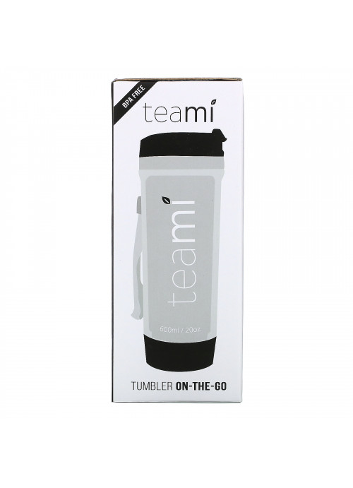 Teami, Tumbler On-the-Go, Black, 20 oz (600 ml)