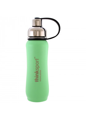 Think, Thinksport, Insulated Sports Bottle, Mint Green, 17 oz (500 ml)