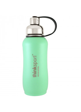 Think, Thinksport, Insulated Sports Bottle, Mint Green, 25 oz (750 ml)