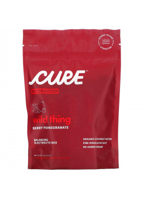 Cure Hydration, Balancing Electrolyte Mix, Wild Thing Berry Pomegranate, 14 Individual Packs, 0.29 oz (8.3 g) Each