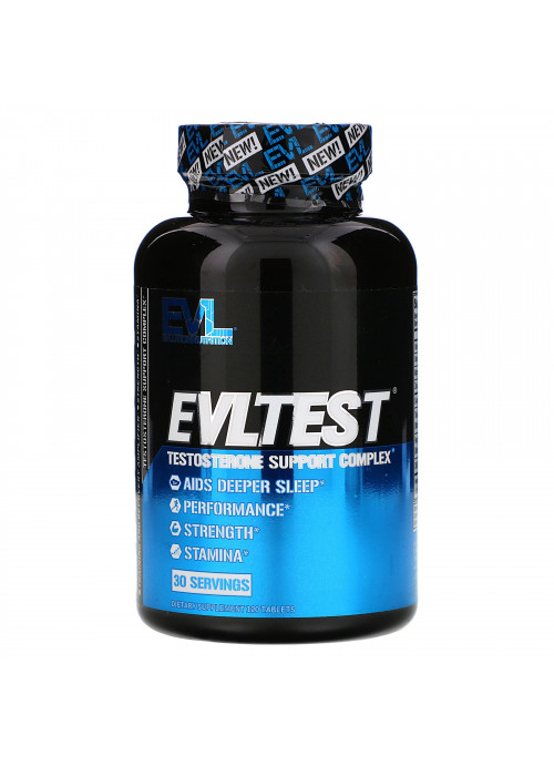 EVLution Nutrition, EVLTest, Testosterone Support Complex, 120 Tablets