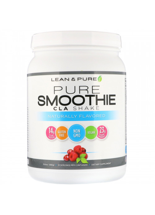 Lean & Pure, Pure Smoothie CLA Shake, Naturally Flavored, 16.9 oz (480 g)
