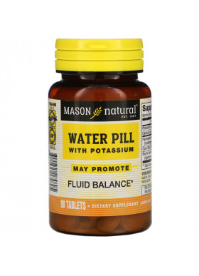 Mason Natural, Water Pill with Potassium, 90 Tablets