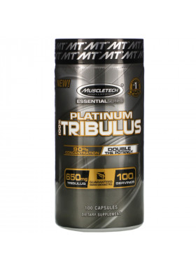 Muscletech, Platinum 100% Tribulus, 650 mg, 100 Capsules